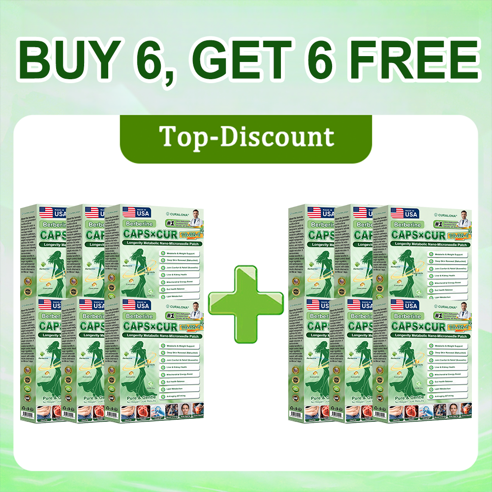 ๐ฅ New Arrival |Curalonaยฎ Triple Action Microneedle Patch โ Berberine & NAD+ for Metabolic Support, Bakuchiol for Skin Renewal, Boswellia for Joint Comfort โ Transdermal Day & Night Microneedle Patch for Women & Men โ 7 Patches