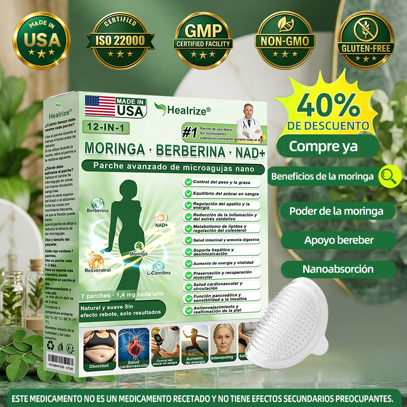 📢𝑶𝒇𝒇𝒊𝒄𝒊𝒂𝒍 𝑺𝒕𝒐𝒓𝒆  | 👩‍⚕️ H𝐞a𝐥r𝐢z𝐞® 1𝟐-𝐈N-1 M𝐨r𝐢n𝐠a * B𝐞r𝐛e𝐫i𝐧e * N𝐀D+ 𝐀d𝐯a𝐧c𝐞d N𝐚n𝐨 𝐌i𝐜r𝐨n𝐞e𝐝l𝐞 𝐏a𝐭c𝐡 (𝐎𝐧𝐜𝐞 𝐃𝐚𝐢𝐥𝐲, 𝐯𝐢𝐬𝐢𝐛𝐥𝐞 𝐜𝐡𝐚𝐧𝐠𝐞𝐬 𝐢𝐧 𝟕 𝐝𝐚𝐲𝐬） F𝐨r 𝐎𝐛𝐞𝐬𝐢𝐭𝐲, 𝐋o𝐨s𝐞 𝐒k𝐢n, 𝐃𝐢𝐚𝐛𝐞𝐭𝐞𝐬, 𝐒𝐥𝐞𝐞𝐩 𝐀𝐩𝐧𝐞𝐚, 𝐀𝐧𝐝 𝐉𝐨𝐢𝐧𝐭 𝐈𝐬𝐬𝐮𝐞𝐬💝