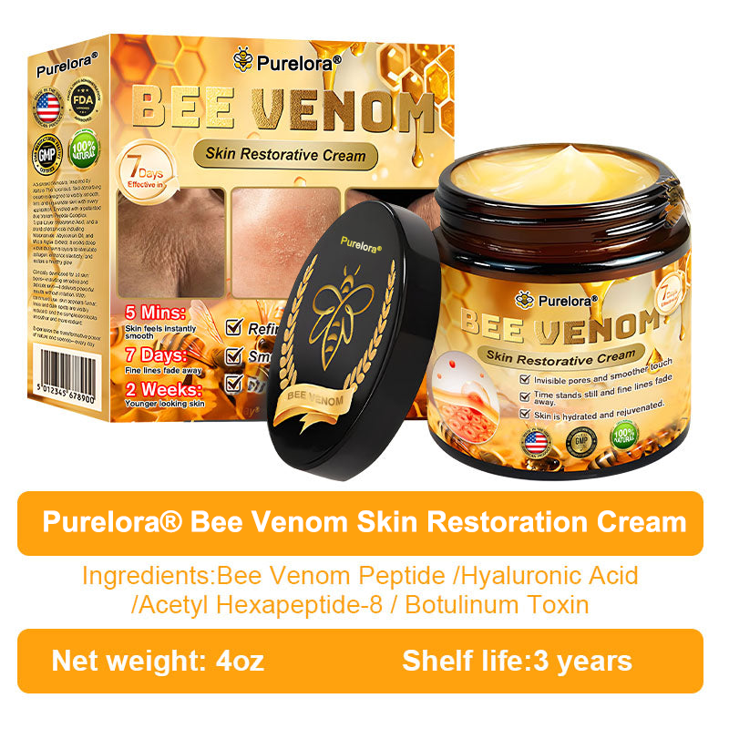 "Made and Shipped from America|✅ Official Store✨Purelora® Bee Venom Skin Restorative Cream 🔥 LAST DAY 80% OFF 💎"
