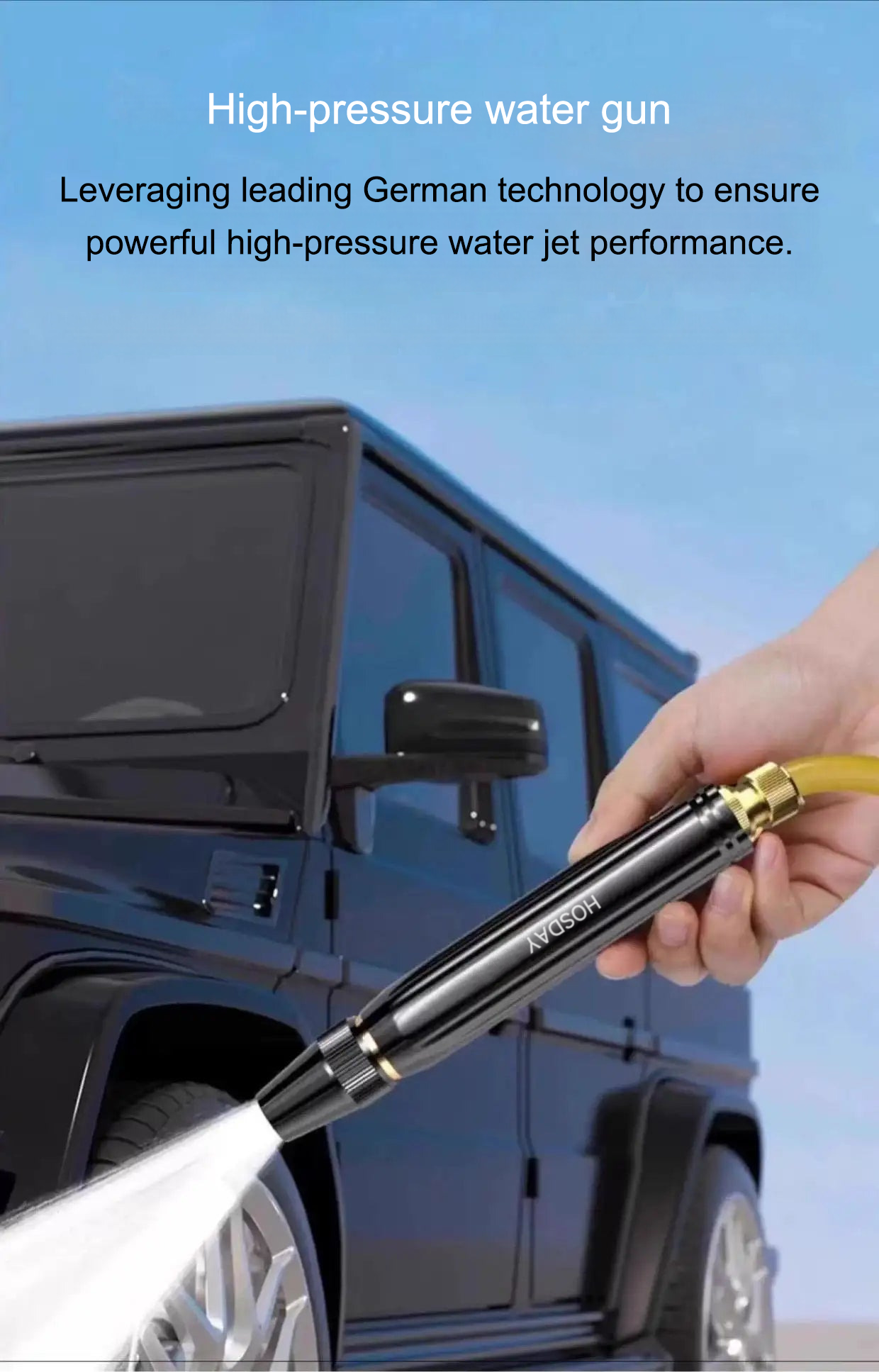 🚗LAST DAY 50% OFF ✨Powerful High-Pressure Home Car Wash & Garden Sprayer🚗💧