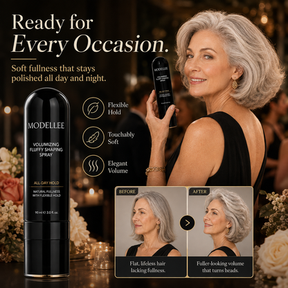 🍑 90ml Instant Volume Hair Spray — Root Lift, Fuller-Looking Hair, Long-Lasting Hold & Fresh Peach Scent ✨