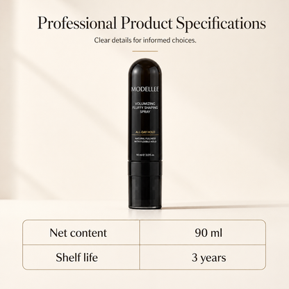 🍑 90ml Instant Volume Hair Spray — Root Lift, Fuller-Looking Hair, Long-Lasting Hold & Fresh Peach Scent ✨