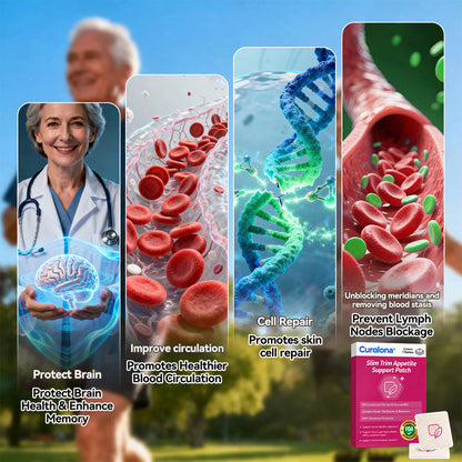 【10-in-1 Botanical Support 🌿】Curalona® Slim Trim Appetite Support Patch (💧 Just Once a Day · 7-Day Supply) ✅ Supports Appetite Regulation, Metabolic Wellness & Daily Energy