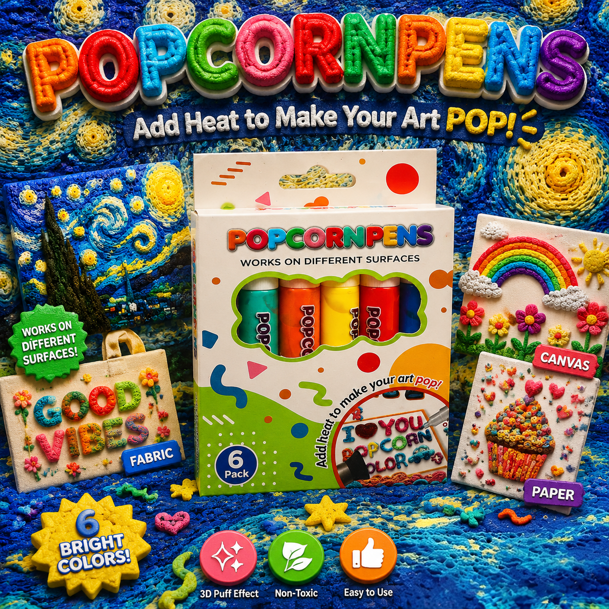 Save 50% by ordering today丨IEY® 3D Relief Art Pen – Turn Flat Drawings Into Touchable 3D Art🪄