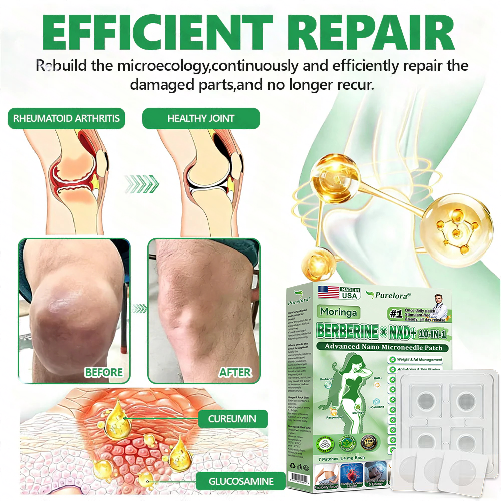 👩‍⚕️[FDA-Registered & GMP Certified]| 𝑷𝒖𝒓𝒆𝒍𝒐𝒓𝒂® 𝙈𝒐𝒓𝒊𝒏𝒈𝗮 · 𝗕𝗲𝗿𝗯𝐞𝐫𝐢𝐧𝙚 × 𝙉𝑨𝑫+ 𝟏𝟎-𝙞𝙣-1 𝘼𝒅𝒗𝒂𝒏𝒄𝒆𝐝 𝐍𝐚𝐧𝙤 𝙈𝙞𝙘𝙧𝙤𝙣𝒆𝒆𝒅𝒍𝐞 𝐏𝐚𝐭𝙘𝙝 🇺🇸|𝘉𝘢𝘤𝘬𝘦𝘥 𝘣𝘺 𝘴𝘤𝘪𝘦𝘯𝘤𝘦 | 10-𝗂𝗇-𝟣 𝖿𝗈𝗋𝗆𝗎𝗅𝖺 | 𝑅𝑒𝑠𝑢𝑙𝑡𝑠 𝑖𝑛 7 𝑑𝑎𝑦𝑠 ⏳