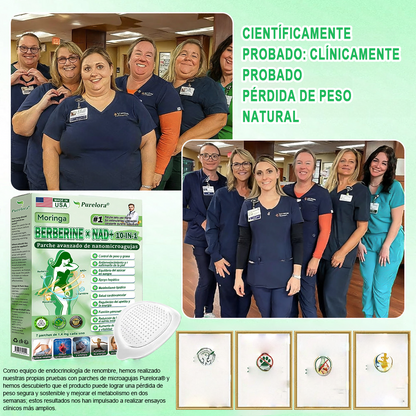 🔥[Registrado en la FDA y Certificado en Buenas Prácticas de Fabricación (GMP)] | Purlora® Maravilla Matutina · Berberina × NAD+ Parche de Nanomicroagujas Avanzado 10 en 1 🇺🇸 | Respaldado por la ciencia | Fórmula 10 en 1 | Resultados en 7 días ⏳
