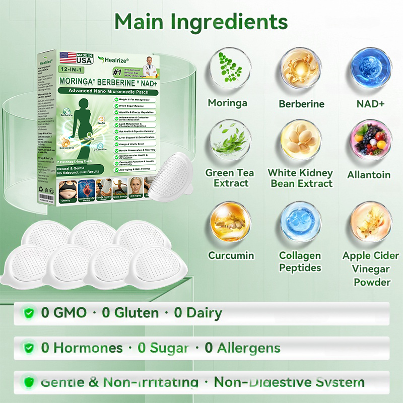 𝑶𝒇𝒇𝒊𝒄𝒊𝒂𝒍 𝑺𝒕𝒐𝒓𝒆  | 👩‍⚕️ H𝐞a𝐥r𝐢z𝐞® 1𝟐-𝐈N-1 M𝐨r𝐢n𝐠a * B𝐞r𝐛e𝐫i𝐧e * N𝐀D+ 𝐀d𝐯a𝐧c𝐞d N𝐚n𝐨 𝐌i𝐜r𝐨n𝐞e𝐝l𝐞 𝐏a𝐭c𝐡 (𝐎𝐧𝐜𝐞 𝐃𝐚𝐢𝐥𝐲, 𝐯𝐢𝐬𝐢𝐛𝐥𝐞 𝐜𝐡𝐚𝐧𝐠𝐞𝐬 𝐢𝐧 𝟕 𝐝𝐚𝐲𝐬） F𝐨r 𝐎𝐛𝐞𝐬𝐢𝐭𝐲, 𝐋o𝐨s𝐞 𝐒k𝐢n, 𝐃𝐢𝐚𝐛𝐞𝐭𝐞𝐬, 𝐒𝐥𝐞𝐞𝐩 𝐀𝐩𝐧𝐞𝐚, 𝐀𝐧𝐝 𝐉𝐨𝐢𝐧𝐭 𝐈𝐬𝐬𝐮𝐞𝐬🎁