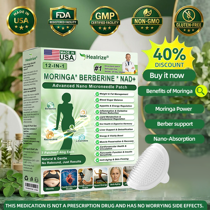 𝑶𝒇𝒇𝒊𝒄𝒊𝒂𝒍 𝑺𝒕𝒐𝒓𝒆  | 👩‍⚕️ H𝐞a𝐥r𝐢z𝐞® 1𝟐-𝐈N-1 M𝐨r𝐢n𝐠a * B𝐞r𝐛e𝐫i𝐧e * N𝐀D+ 𝐀d𝐯a𝐧c𝐞d N𝐚n𝐨 𝐌i𝐜r𝐨n𝐞e𝐝l𝐞 𝐏a𝐭c𝐡 (𝐎𝐧𝐜𝐞 𝐃𝐚𝐢𝐥𝐲, 𝐯𝐢𝐬𝐢𝐛𝐥𝐞 𝐜𝐡𝐚𝐧𝐠𝐞𝐬 𝐢𝐧 𝟕 𝐝𝐚𝐲𝐬） F𝐨r 𝐎𝐛𝐞𝐬𝐢𝐭𝐲, 𝐋o𝐨s𝐞 𝐒k𝐢n, 𝐃𝐢𝐚𝐛𝐞𝐭𝐞𝐬, 𝐒𝐥𝐞𝐞𝐩 𝐀𝐩𝐧𝐞𝐚, 𝐀𝐧𝐝 𝐉𝐨𝐢𝐧𝐭 𝐈𝐬𝐬𝐮𝐞𝐬🎁