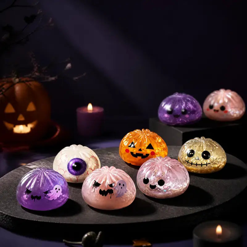 🎃 No Tricks, Just Squishy Treats! 🍬 Your Halloween Favorite Is On The Way 👻 Safe, Soft & Fun For All Ages（⚠️ Non-Candy Gift）