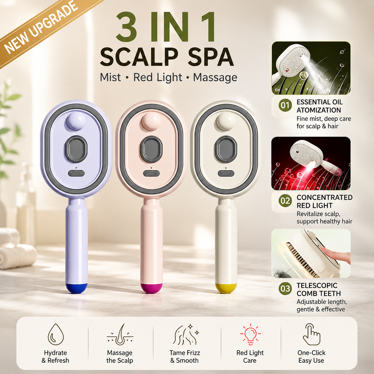 🔥Limited Time 50% OFF🔥  5-in-1 Curl, Straighten & Volume Styler
