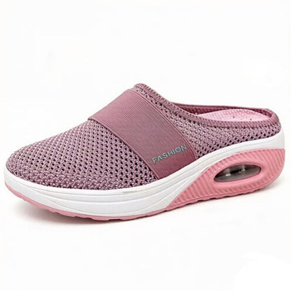 🔥🌍BQODQO® Air-Cushion Slip-On Walking Shoes with Arch Support, Relieves Varicose Veins🔥🌍
