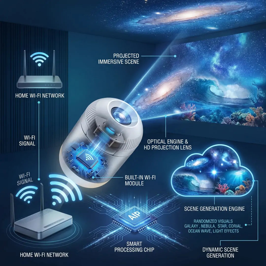 Topacme Billhol® Night Light Projector