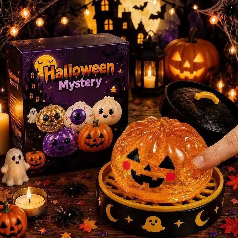 🎃 No Tricks, Just Squishy Treats! 🍬 Your Halloween Favorite Is On The Way 👻 Safe, Soft & Fun For All Ages（⚠️ Non-Candy Gift）